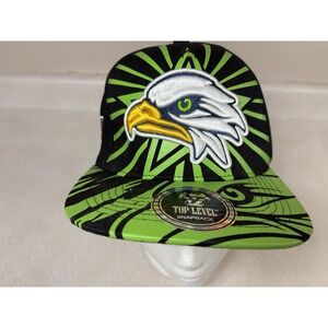 Seattle New Top Level State Fill Seahawks Colors Blue Green Era Snapback Hat Cap